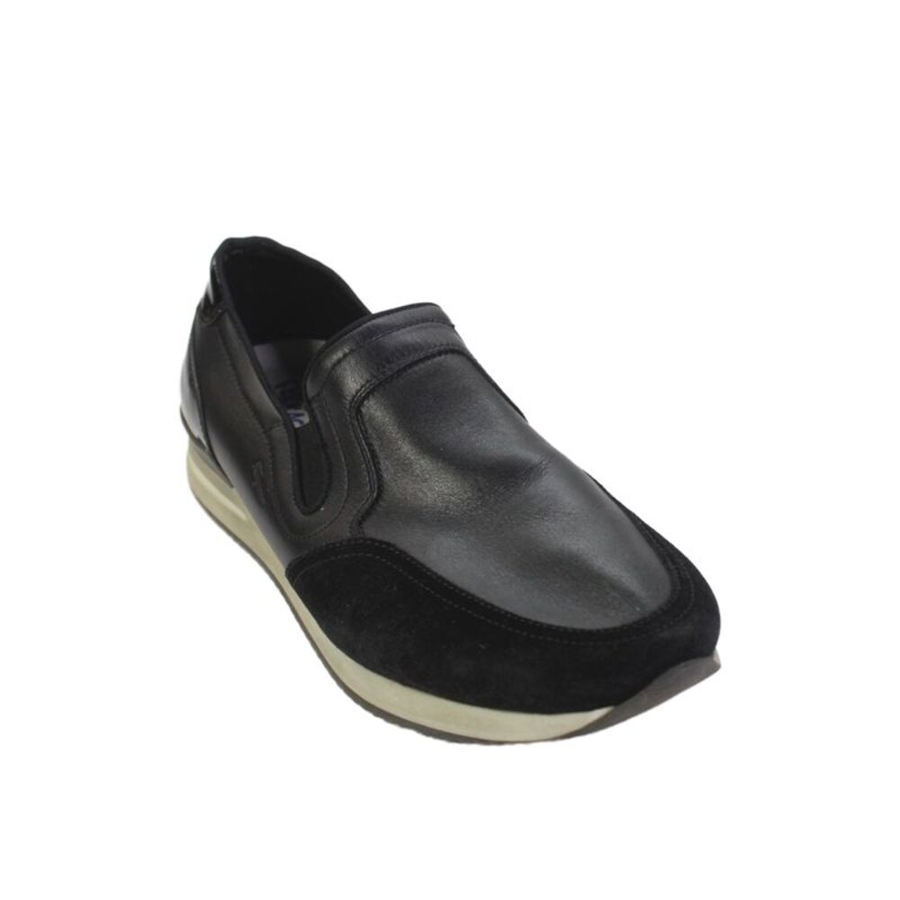 Salvatore Ferragamo Womens Leather Slip On Loafers Black Size 10
